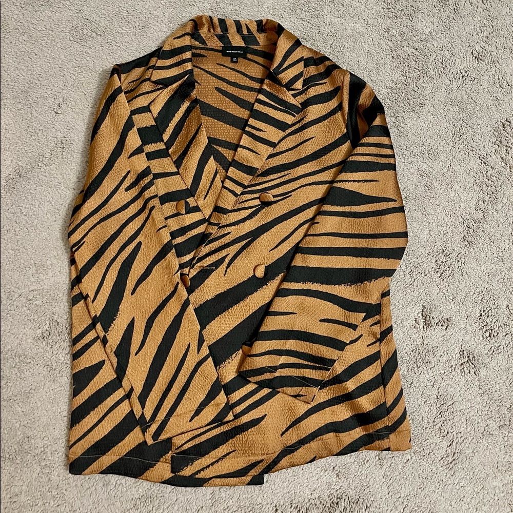 Who What Wear x Target Tiger Print Suit